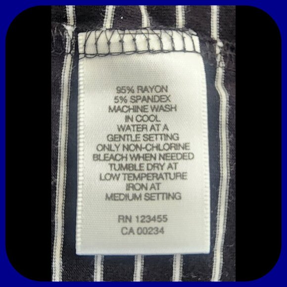 LORD & TAYLOR || Stretched Striped Maxi Dress (SIZE S) - Picture 6 of 7